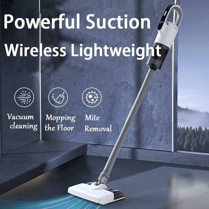 Cordless Vacuum & Mop Combo | 30Kpa Suction Hardwood Floor Pet Hair Carpet | Lumu UK