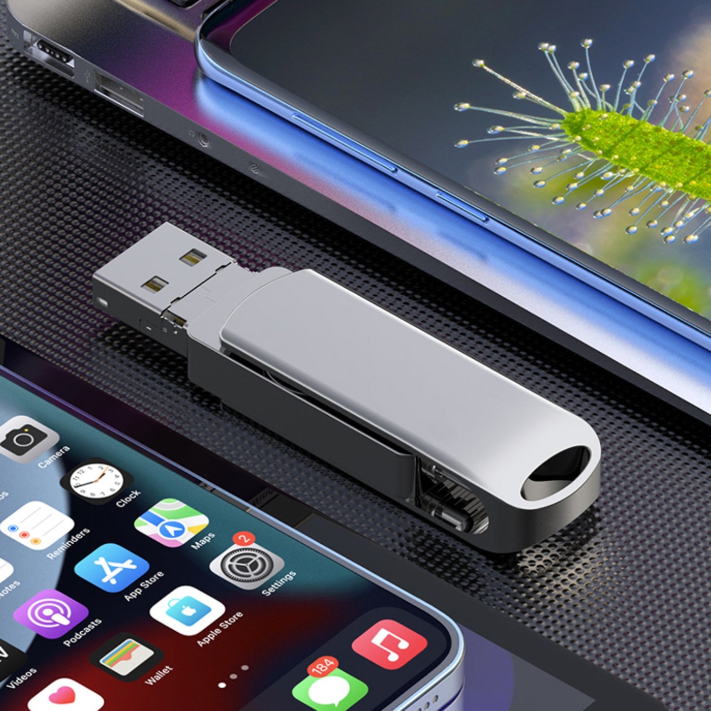 4 In 1 2TB USB 3.0 Drive Memory Stick For 13 14 15 16 Pro Max IPad