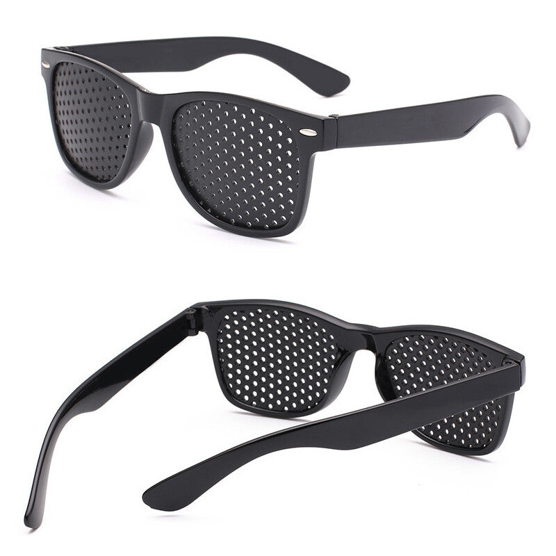 Pinhole Glasses Eye Exercise Set | Vision Correction Eyesight Improvement 2pcs | Lumu UK