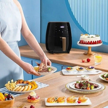 6L Digital Air Fryer Large Capacity | Oil Free Cooking Touch Screen | Lumu UK