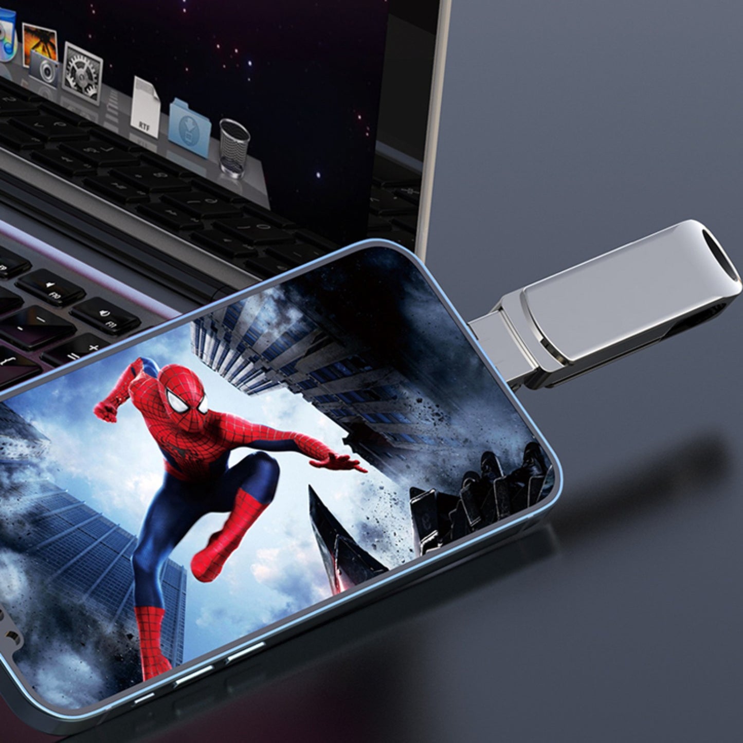4 In 1 2TB USB 3.0  Drive Memory Stick For 13 14 15 16 Pro Max IPad