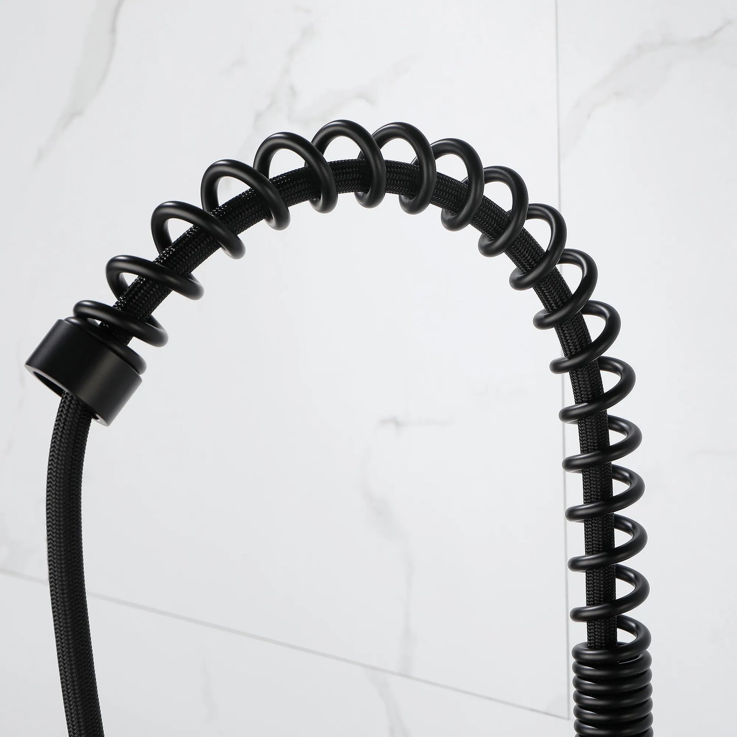 Solid Brass Spring Kitchen Faucet | Single Handle Pull Down Tap | Lumu UK