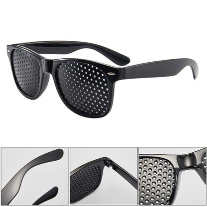 Pinhole Glasses Eye Exercise Set | Vision Correction Eyesight Improvement 2pcs | Lumu UK
