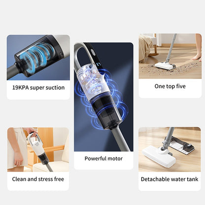 Cordless Vacuum & Mop Combo | 30Kpa Suction Hardwood Floor Pet Hair Carpet | Lumu UK