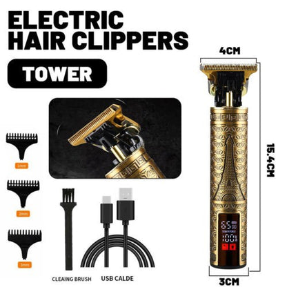 Cordless Hair Clippers & Beard Trimmer | USB Rechargeable Professional Barber Set | Lumu UK