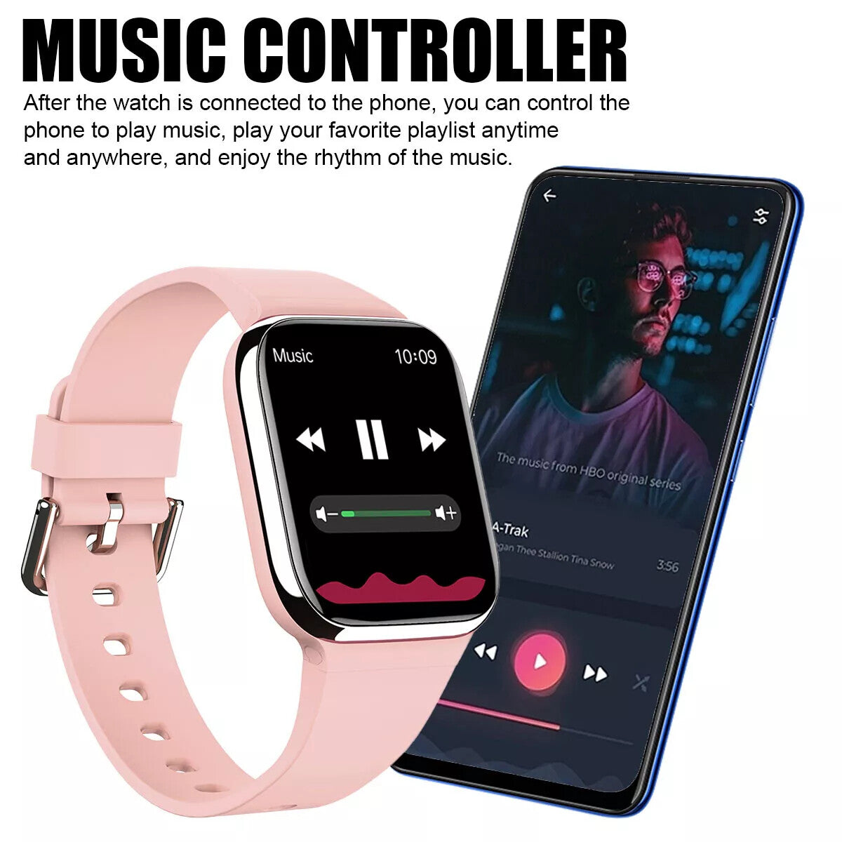 Smart Watch Fitness Tracker | Heart Rate Blood Pressure Monitor Sport Watch | Lumu UK