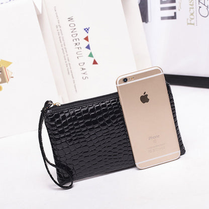 Women's Crocodile Pattern Wallet | PU Leather Bifold Card Holder Purse | Lumu UK