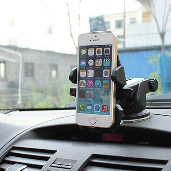 360° Car Phone Holder | Dashboard Windscreen Universal Suction Mount | Lumu UK