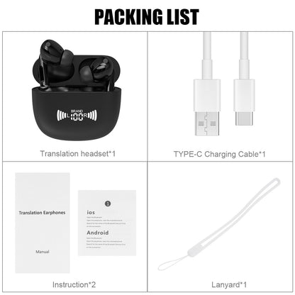 Translator Earbuds | 100+ Languages Real-Time Translation Bluetooth 5.3 | Lumu UK