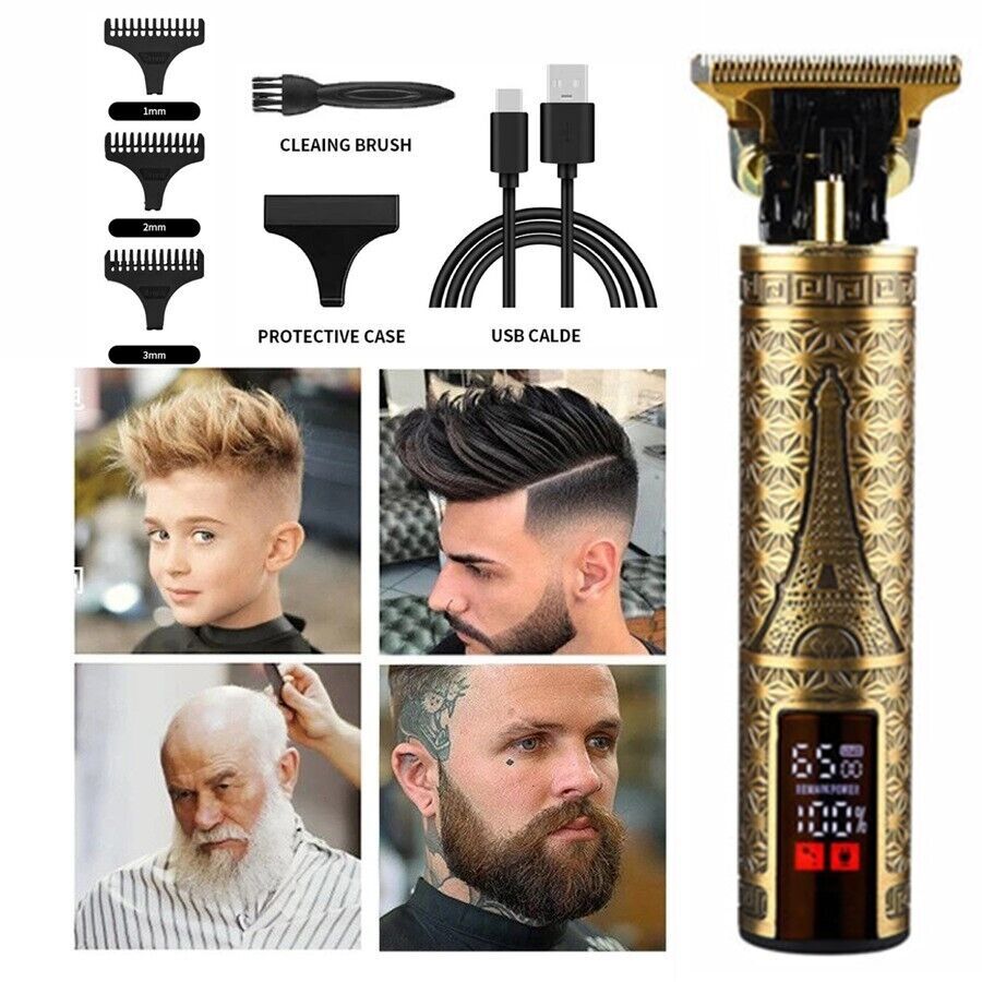 Cordless Hair Clippers & Beard Trimmer | USB Rechargeable Professional Barber Set | Lumu UK