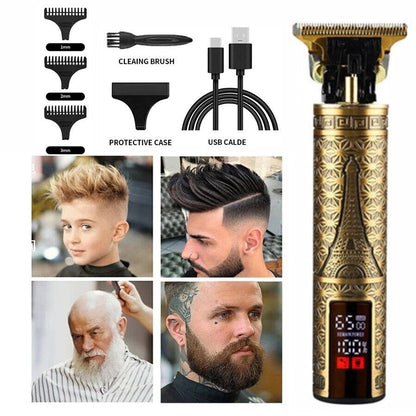 Cordless Hair Clippers & Beard Trimmer | USB Rechargeable Professional Barber Set | Lumu UK