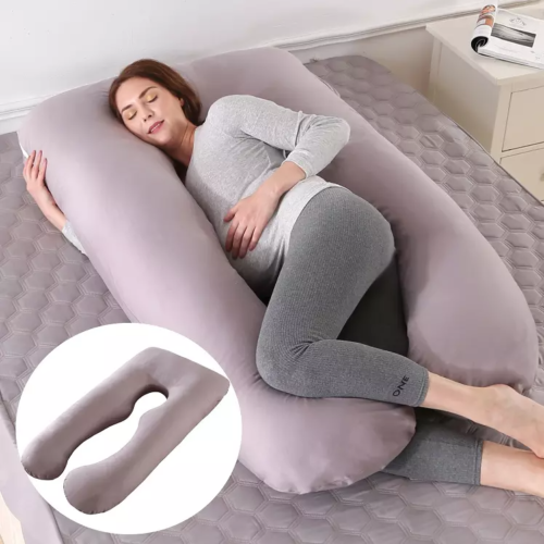 U-Shaped Pregnancy Pillow | Maternity Support Back Hips Belly Sleeping Comfort | Lumu UK