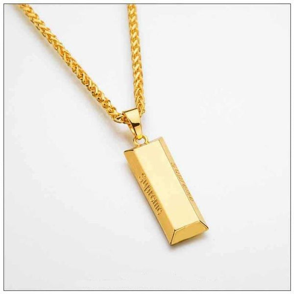 Men's Punk Chain Necklace Set 10pcs | Gold Silver Alloy Unisex Fashion Jewellery | Lumu UK
