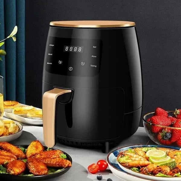 6L Digital Air Fryer Large Capacity | Oil Free Cooking Touch Screen | Lumu UK