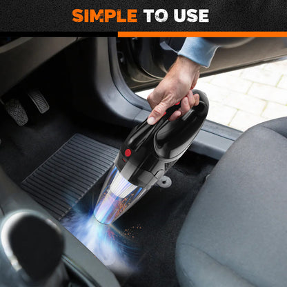 Mini Cordless Handheld Vacuum Cleaner | USB Rechargeable Portable Car Hoover | Lumu UK