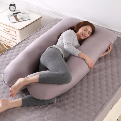 U-Shaped Pregnancy Pillow | Maternity Support Back Hips Belly Sleeping Comfort | Lumu UK