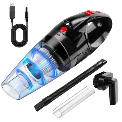 Mini Cordless Handheld Vacuum Cleaner | USB Rechargeable Portable Car Hoover | Lumu UK