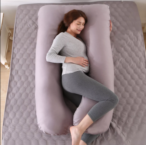 U-Shaped Pregnancy Pillow | Maternity Support Back Hips Belly Sleeping Comfort | Lumu UK