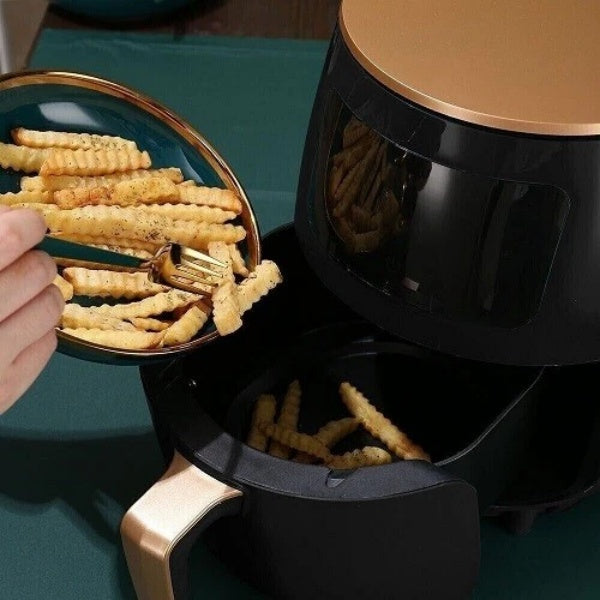 6L Digital Air Fryer Large Capacity | Oil Free Cooking Touch Screen | Lumu UK