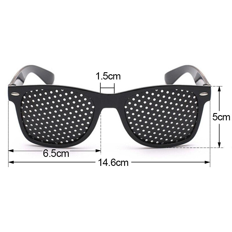 Pinhole Glasses Eye Exercise Set | Vision Correction Eyesight Improvement 2pcs | Lumu UK