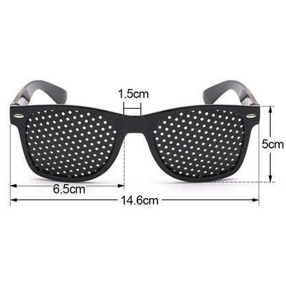 Pinhole Glasses Eye Exercise Set | Vision Correction Eyesight Improvement 2pcs | Lumu UK