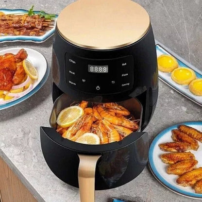 6L Digital Air Fryer Large Capacity | Oil Free Cooking Touch Screen | Lumu UK